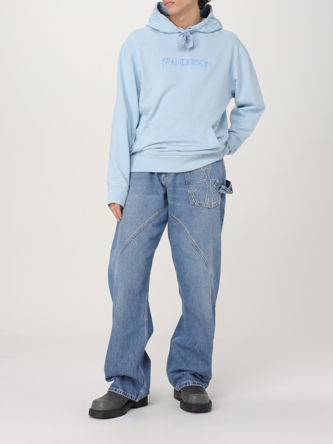 JW ANDERSON SWEATSHIRT: Sweatshirt men Jw Anderson, Blue - Img 2