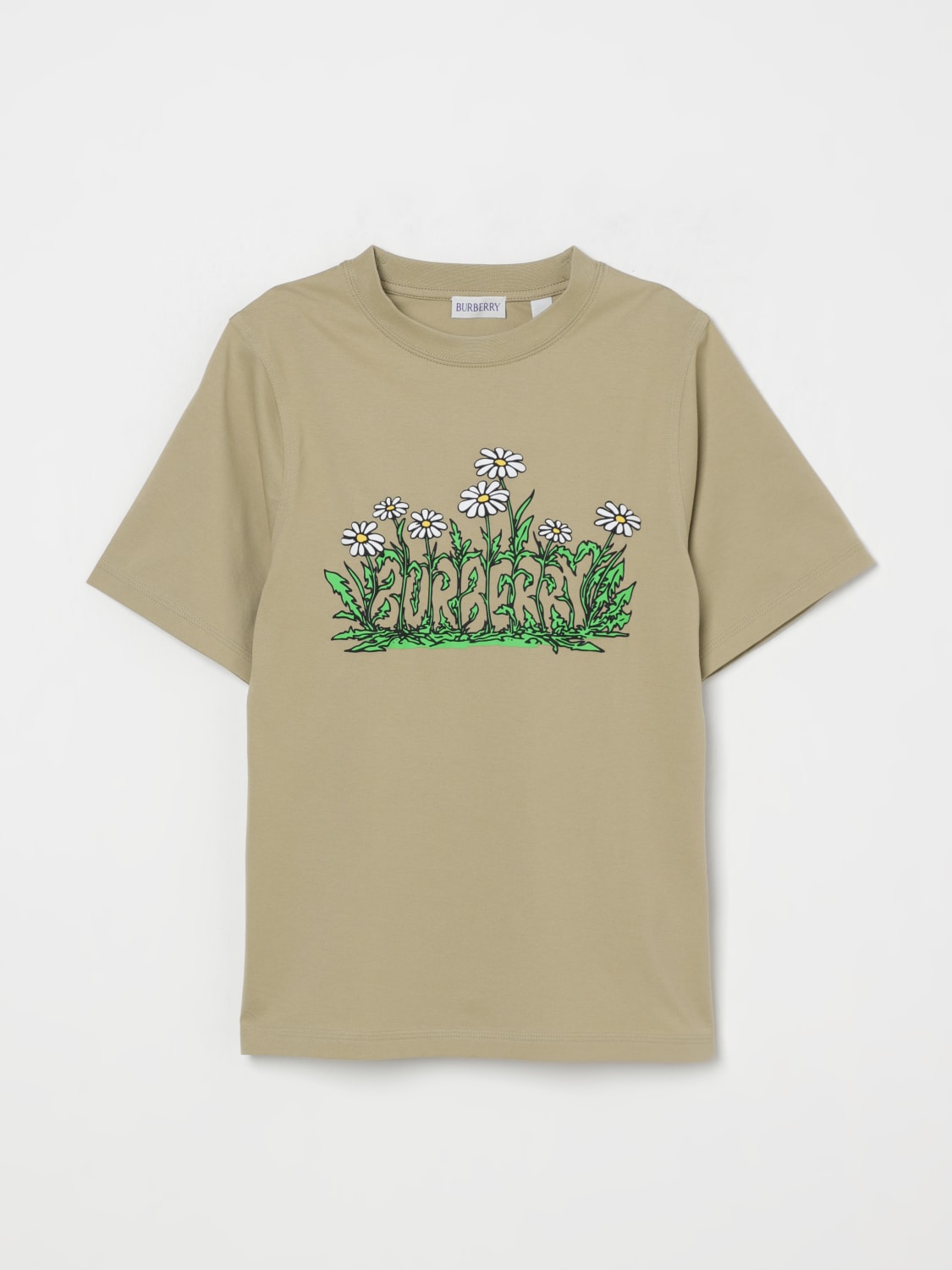 Tシャツ・カットソー Burberry TSHIRT (8105177) Burberry EKD Print Cotton T-Shirt, Size X-Large 8089743