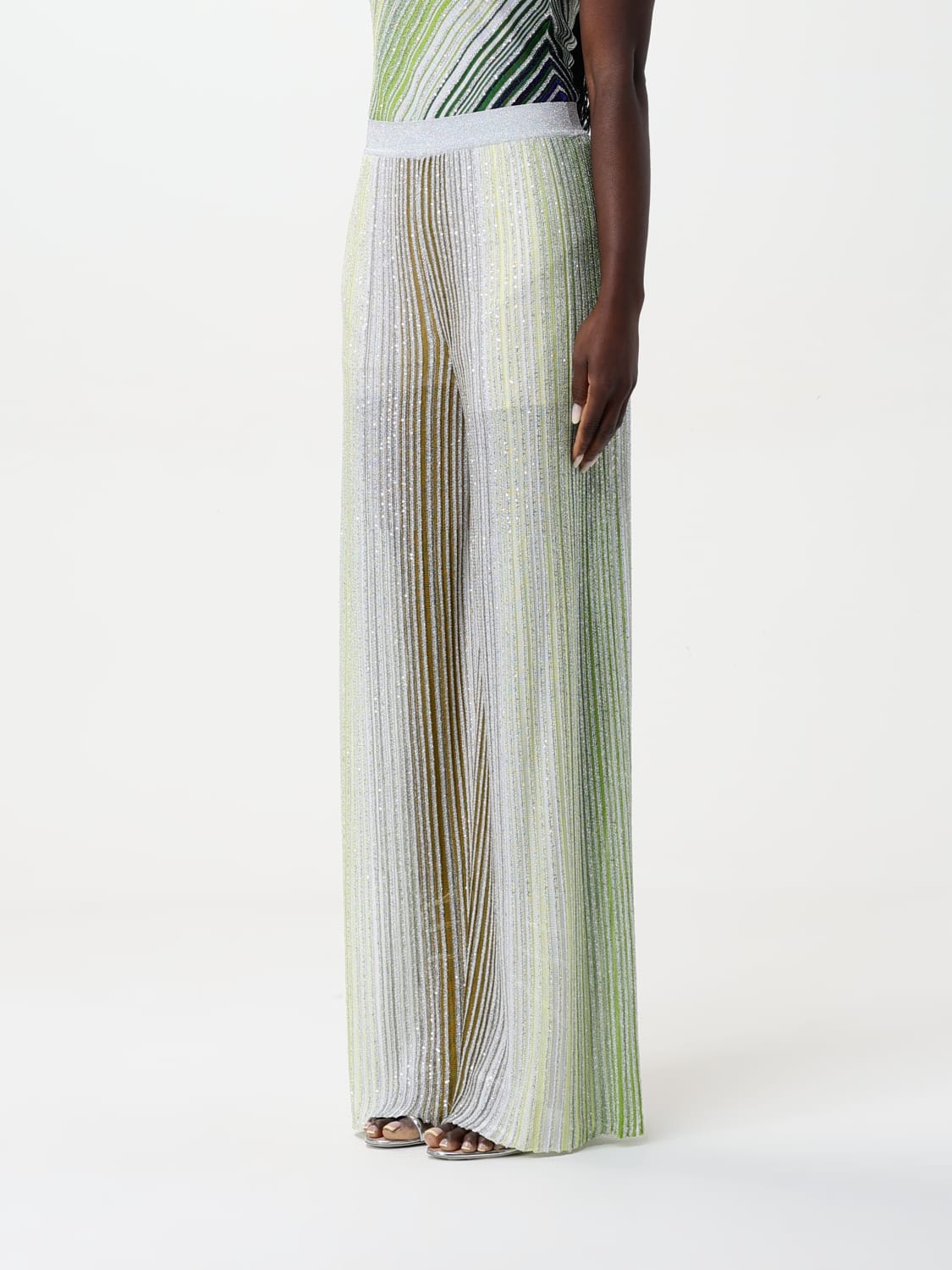 MISSONI PANTS: Pants woman Missoni, Multicolor - Img 4