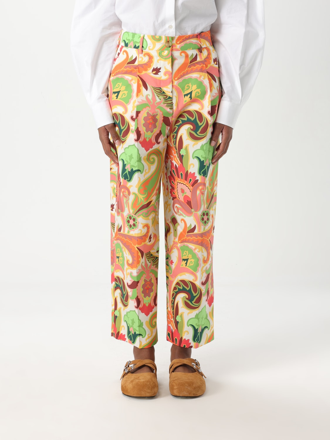 ETRO PANTS: Pants woman Etro, Multicolor - Img 1