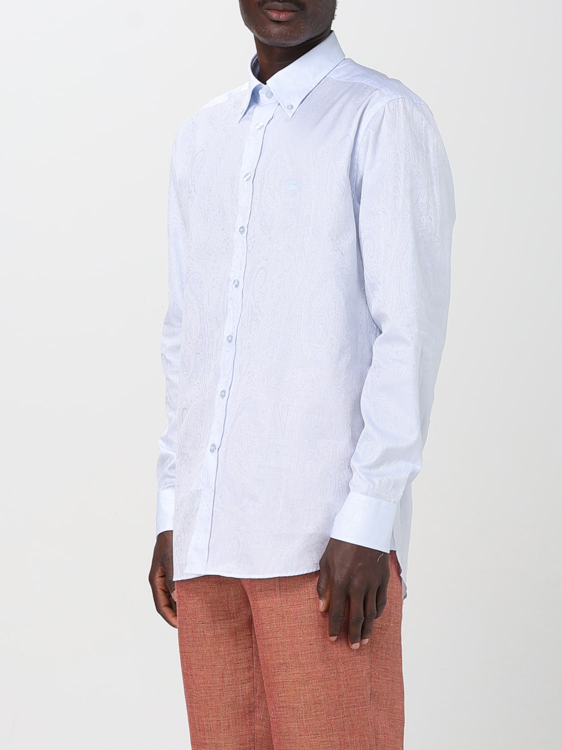 ETRO SHIRT: Shirt men Etro, Sky - Img 4