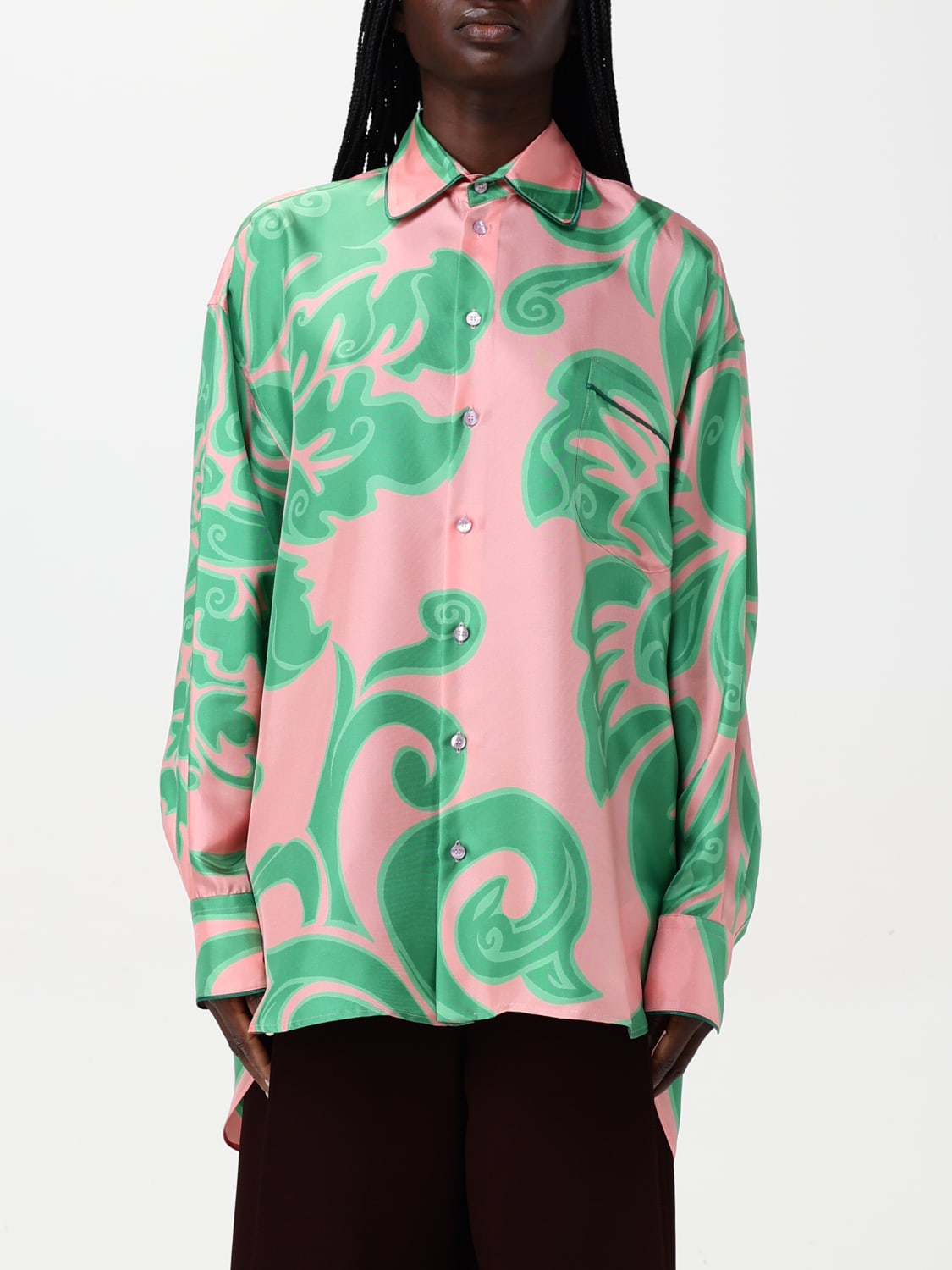 ETRO CAMICIA: Camicia Etro in seta stampa Paisley , Fantasia - Img 1