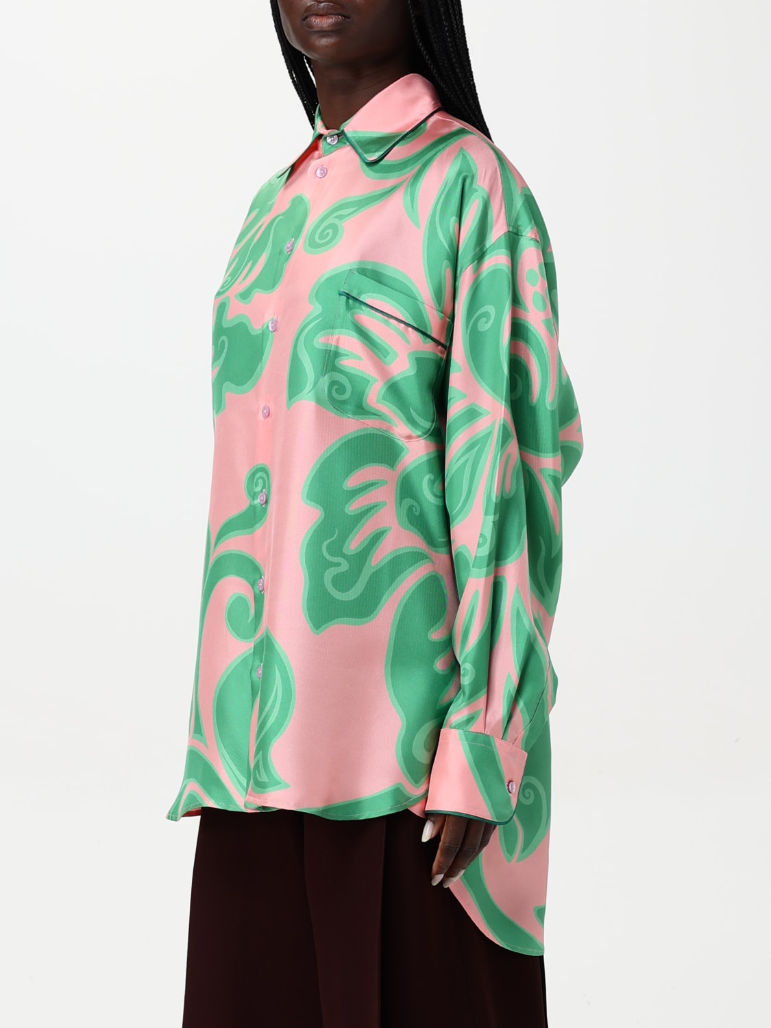 ETRO CAMICIA: Camicia Etro in seta stampa Paisley , Fantasia - Img 4