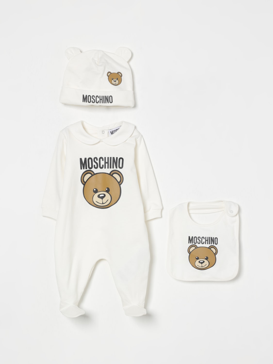 MOSCHINO: Pack kids - White | Moschino jumpsuit MUY085LCA19