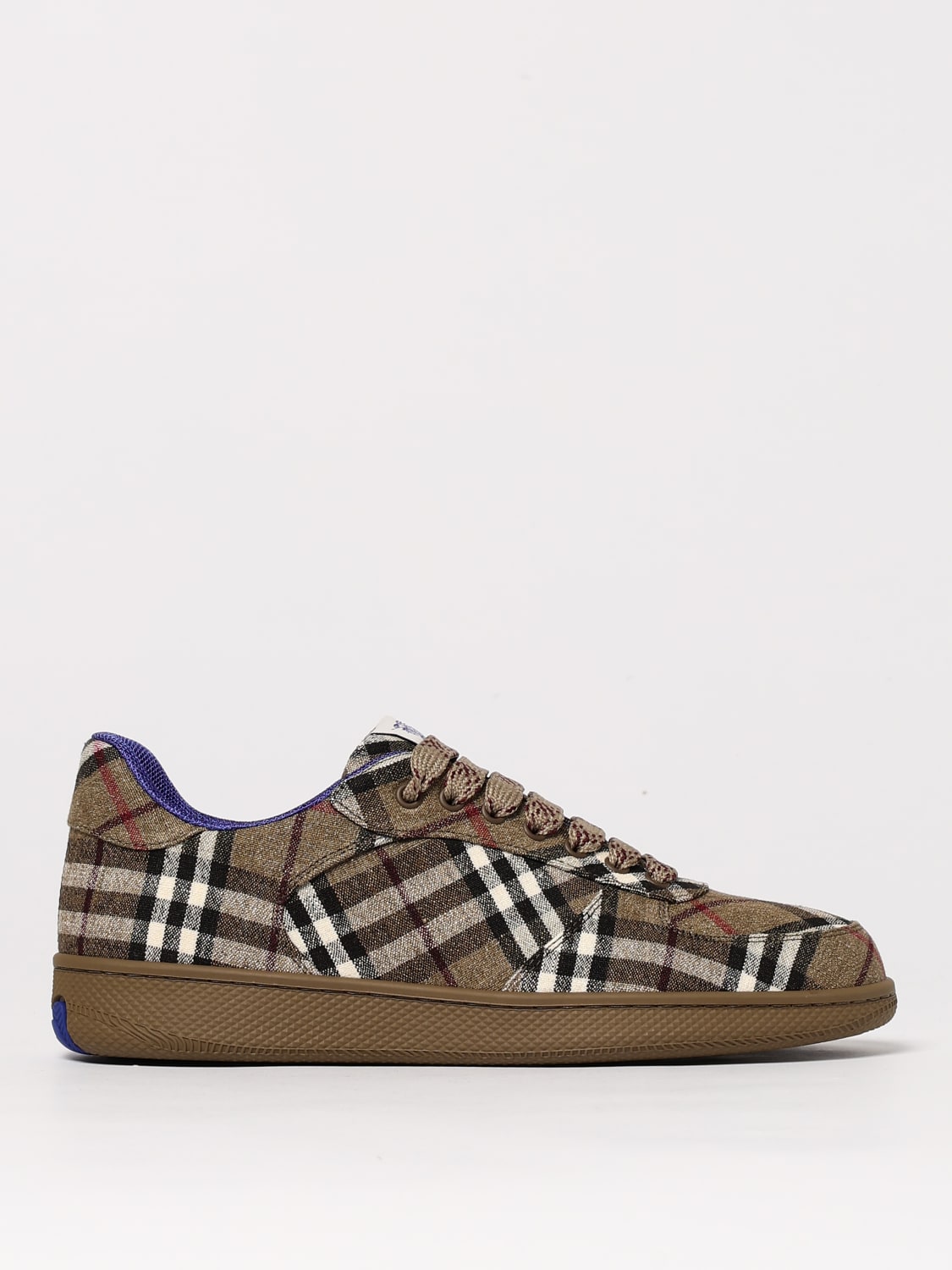 BURBERRY: Sneakers men - Brown | Burberry sneakers 8105189