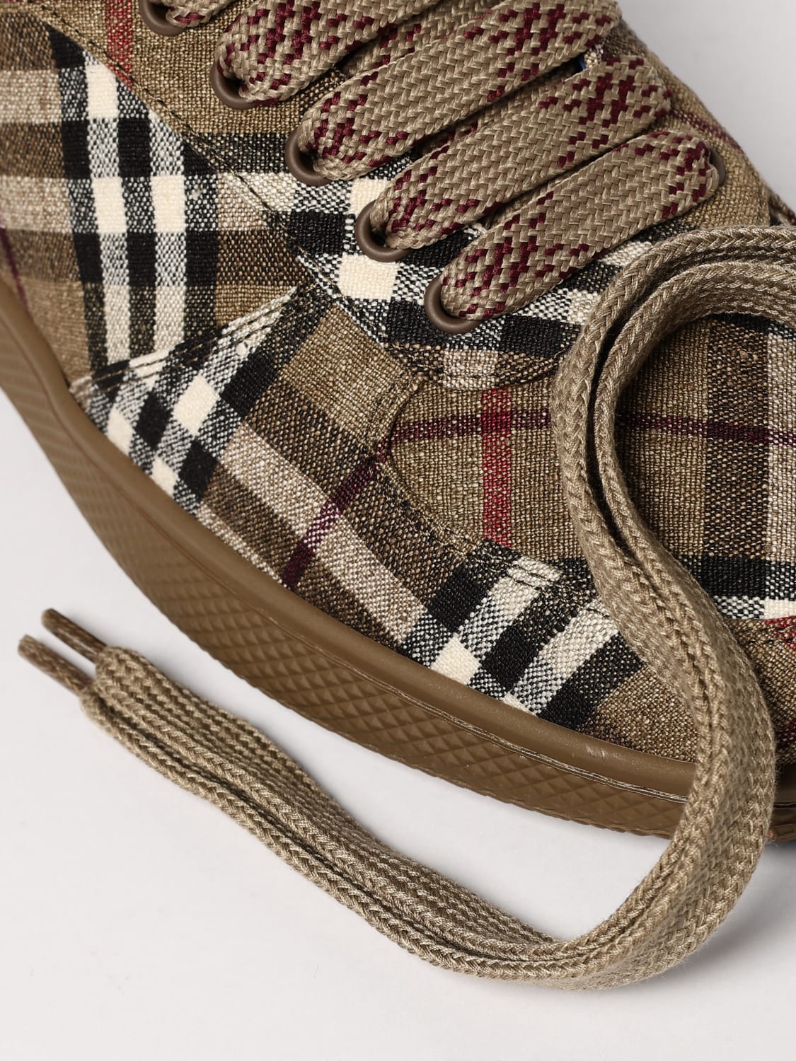 BURBERRY: Sneakers men - Brown | Burberry sneakers 8105189