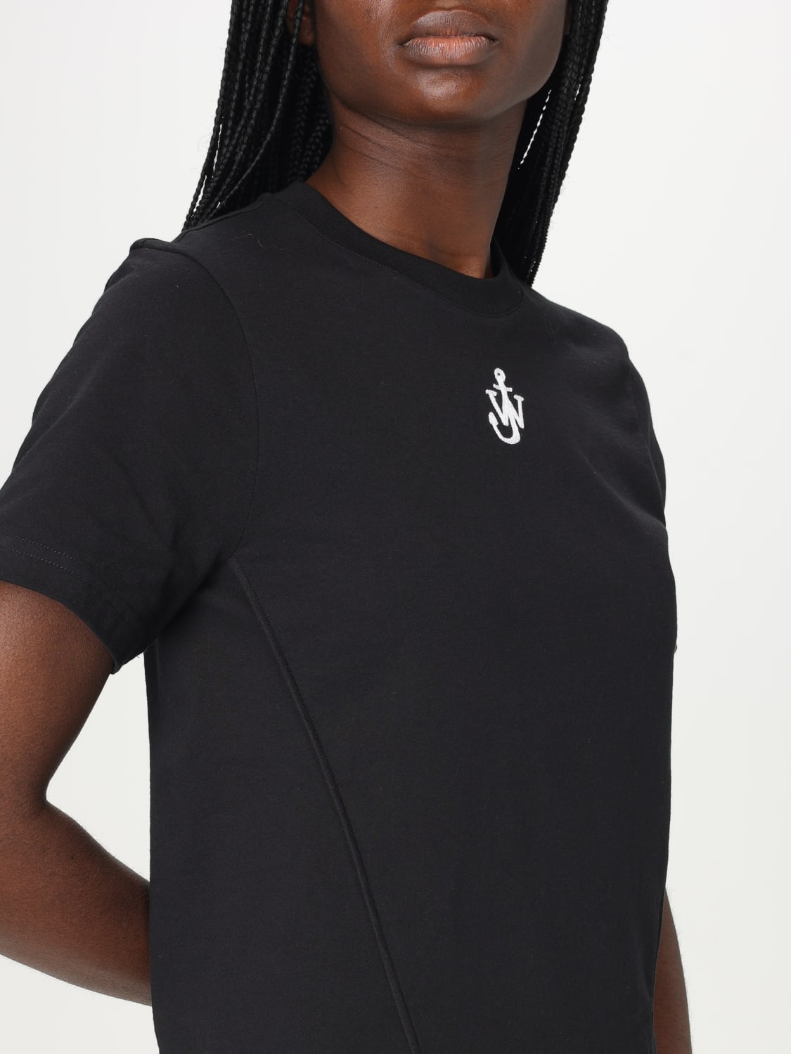 JW ANDERSON: T-shirt woman - Black | Jw Anderson t-shirt