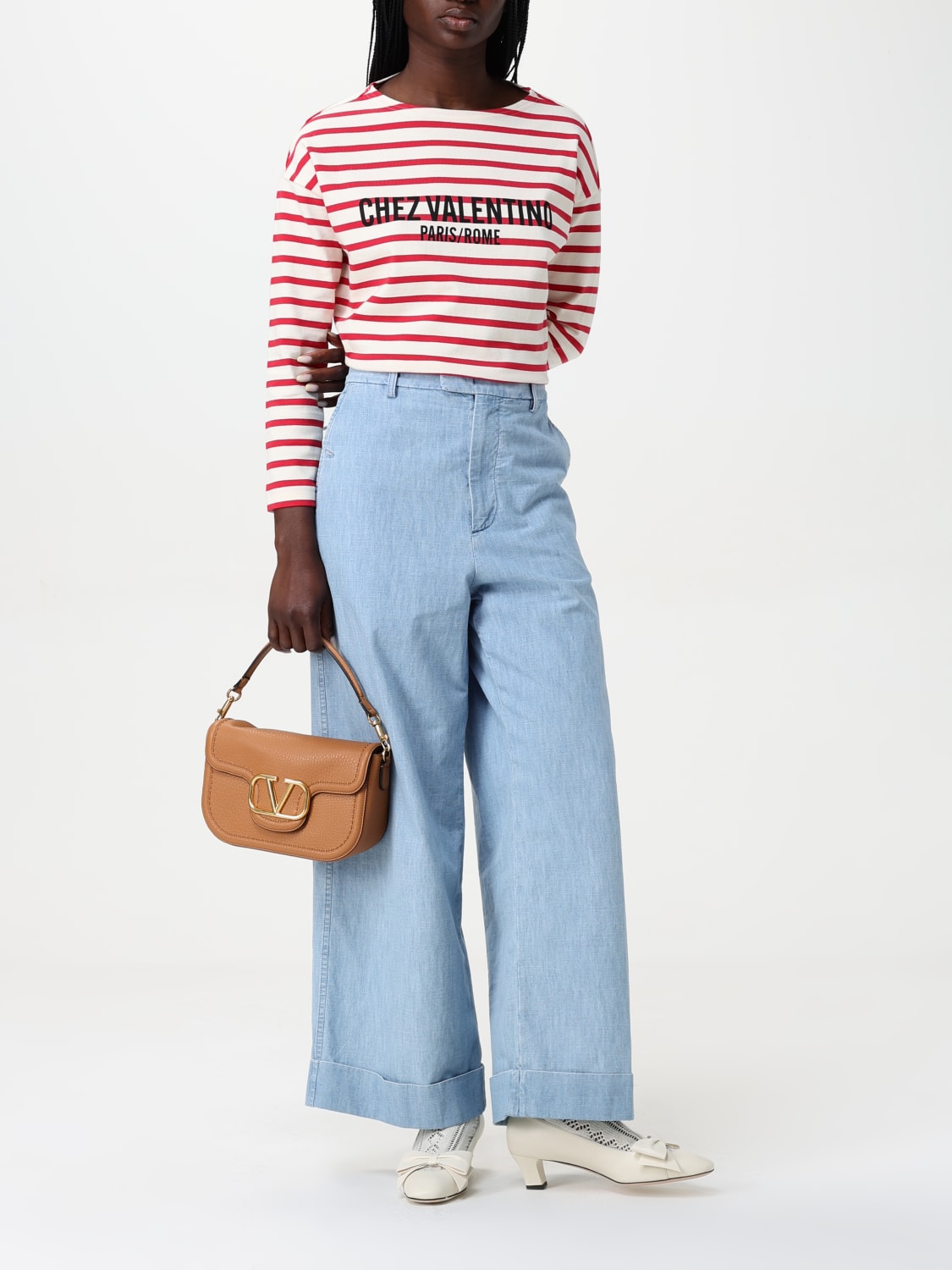 VALENTINO T-SHIRT: T-shirt woman Valentino, Red - Img 2