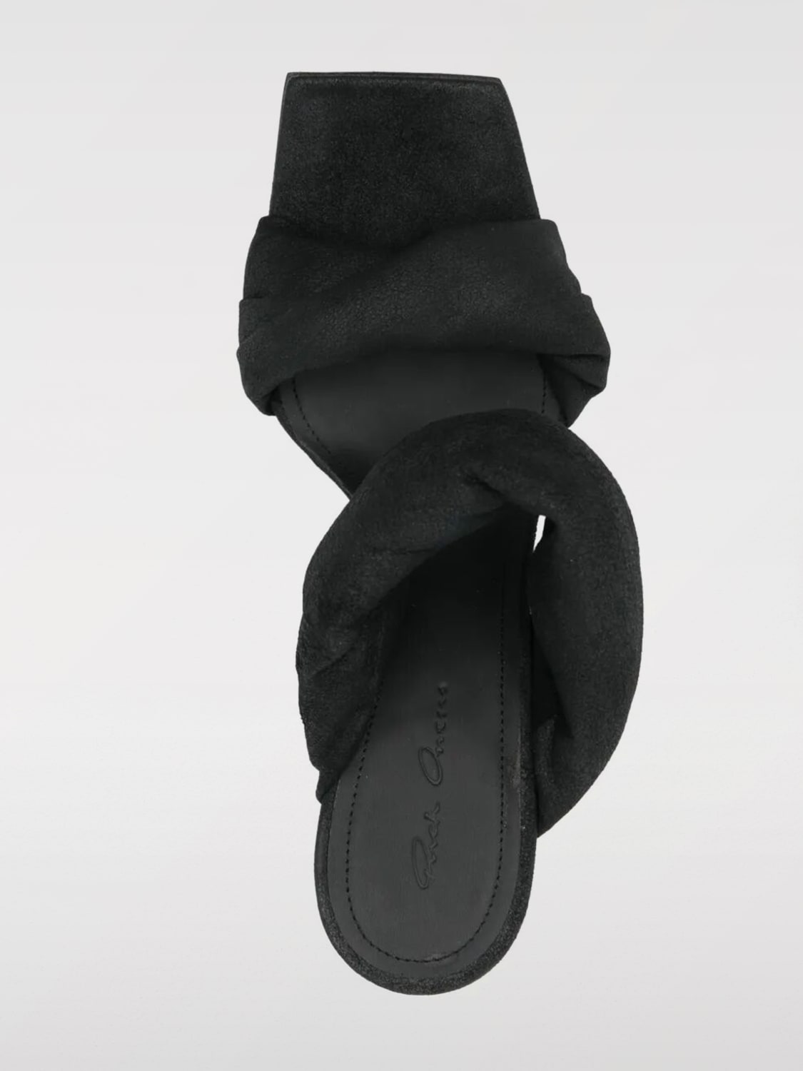 RICK OWENS: Shoes woman - Black | Rick Owens heeled sandals