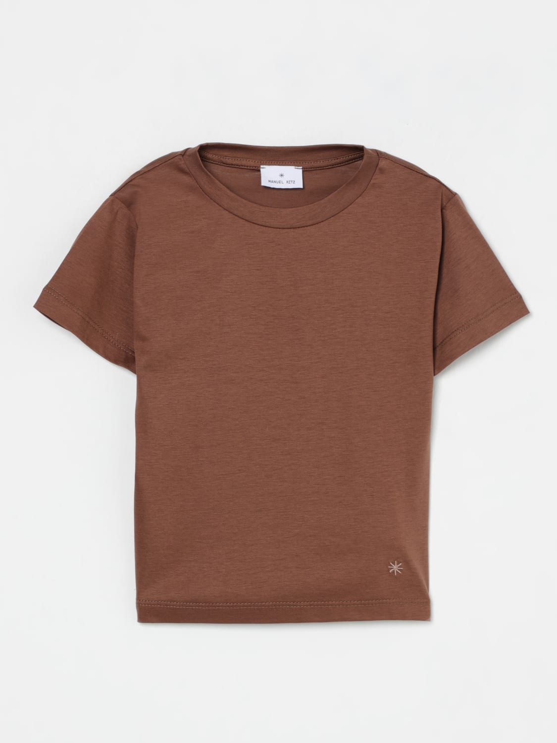 MANUEL RITZ T-SHIRT: T-shirt kinder Manuel Ritz, Braun - Img 1