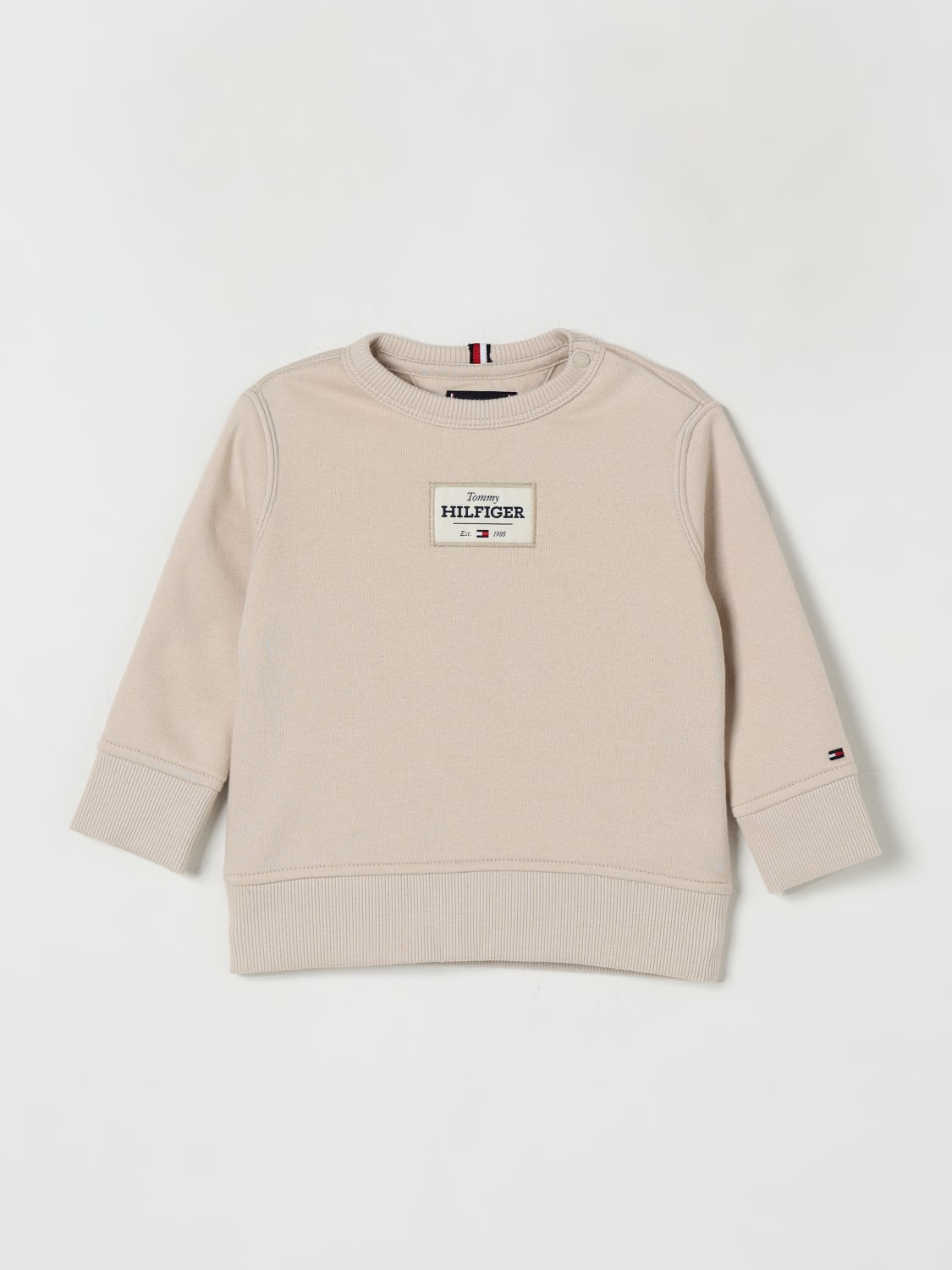 TOMMY HILFIGER PULLOVER: Pullover kinder Tommy Hilfiger, Beige - Img 1