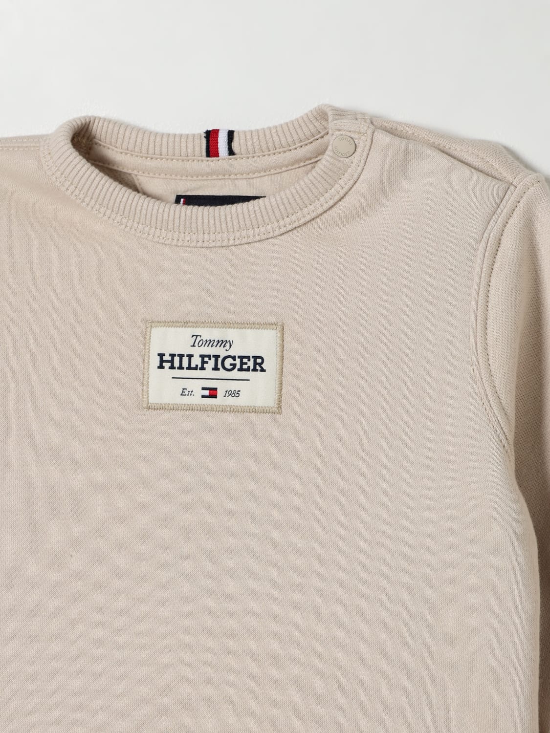 TOMMY HILFIGER PULLOVER: Pullover kinder Tommy Hilfiger, Beige - Img 3