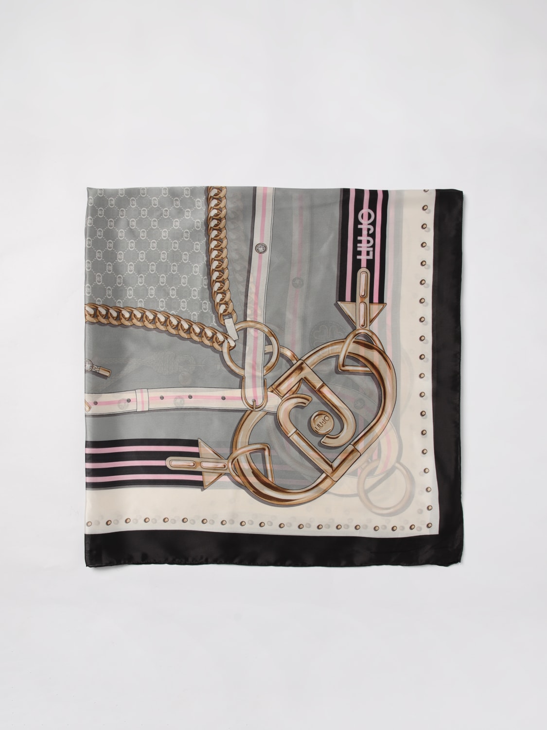 LIU JO NECK SCARF: Scarf woman Liu Jo, Black - Img 1