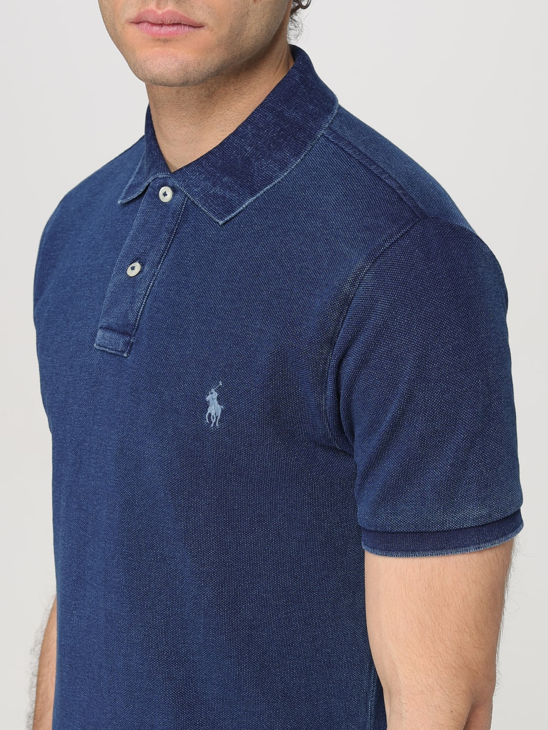 POLO RALPH LAUREN：ポロシャツ メンズ - ブルー | GIGLIO.COM