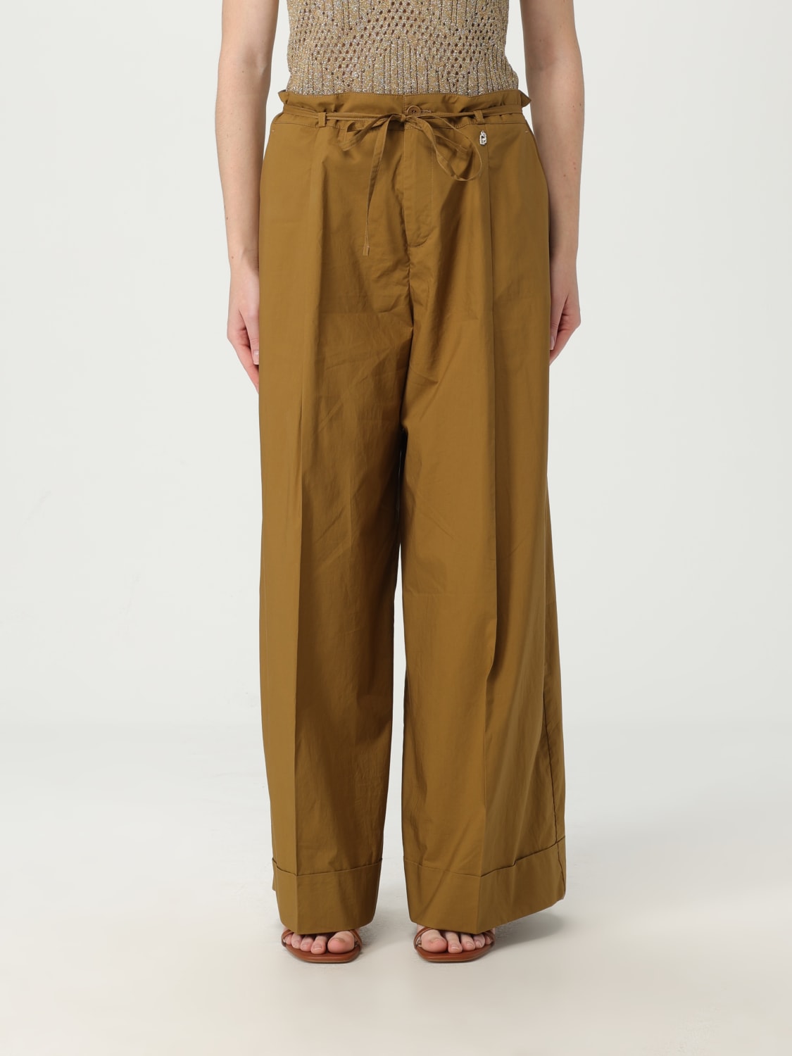 パンツ LIU JO Woman Pants Rust WA5276T3051 80840 LIU JO: Pants woman - Rust | Liu Jo pants WA5276T3051 online