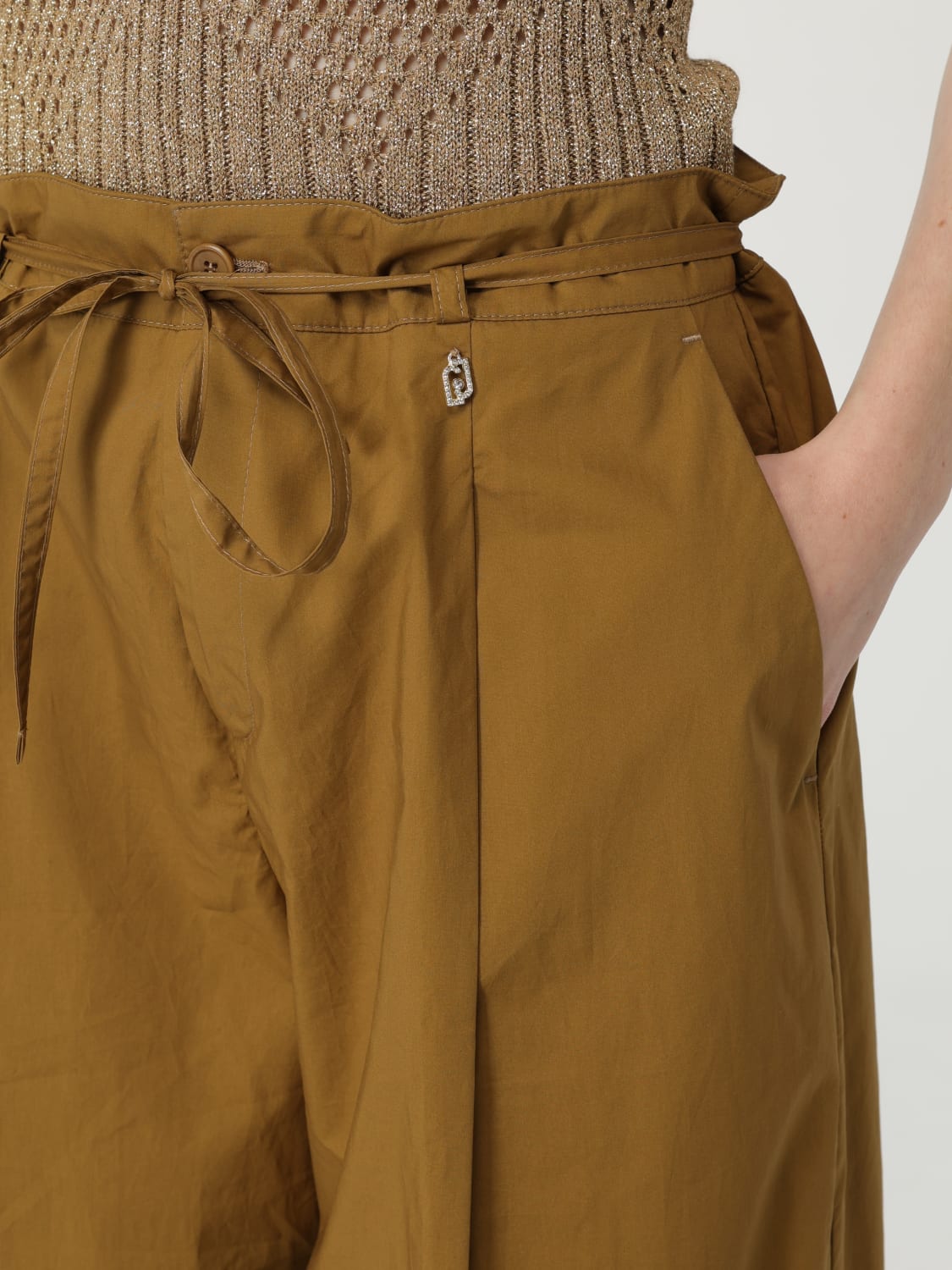 パンツ LIU JO Woman Pants Rust WA5276T3051 80840 LIU JO: Pants woman - Rust | Liu Jo pants WA5276T3051 online