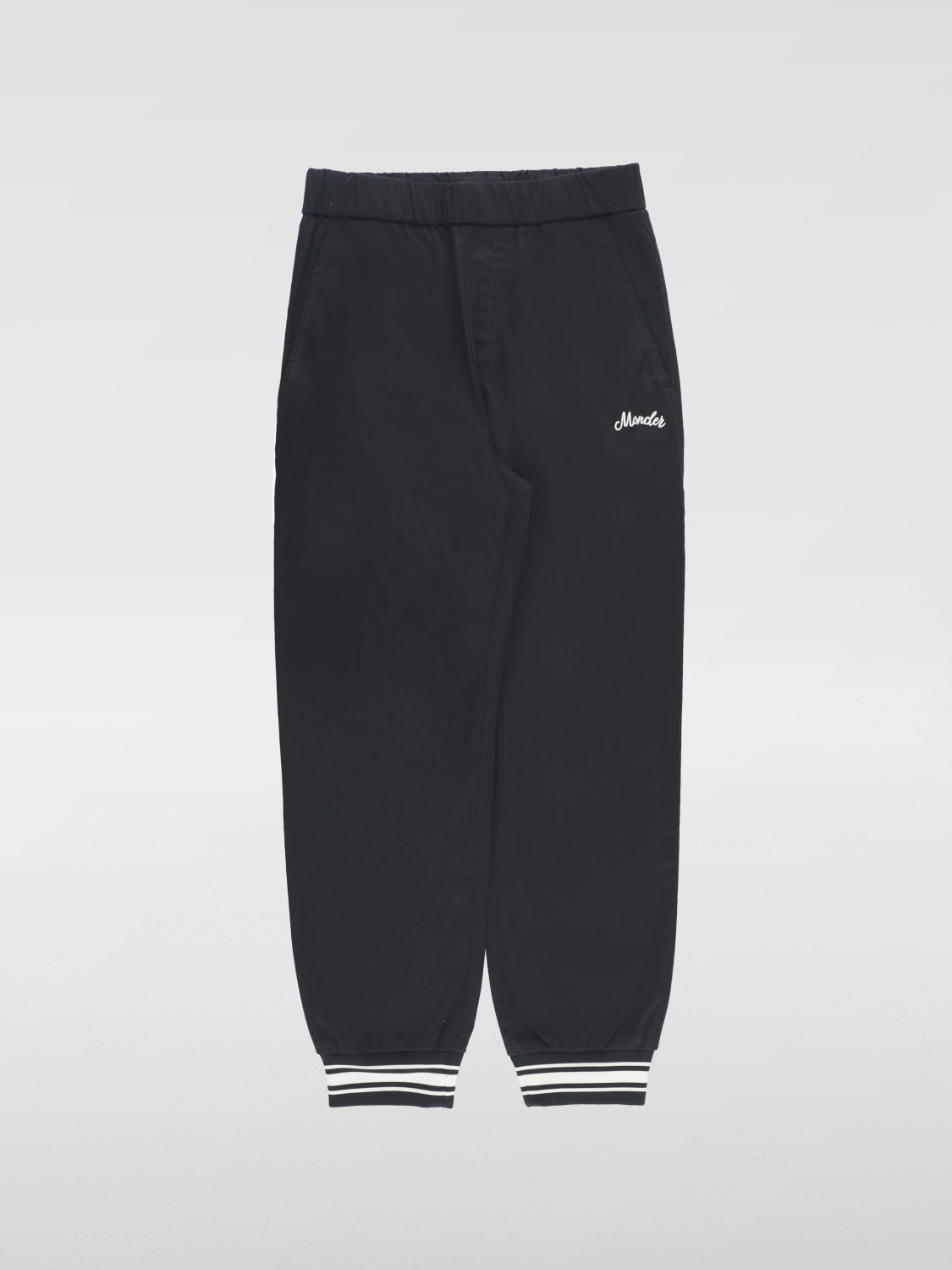 MONCLER PANTALONES: Pantalón niños Moncler, Negro - Img 1