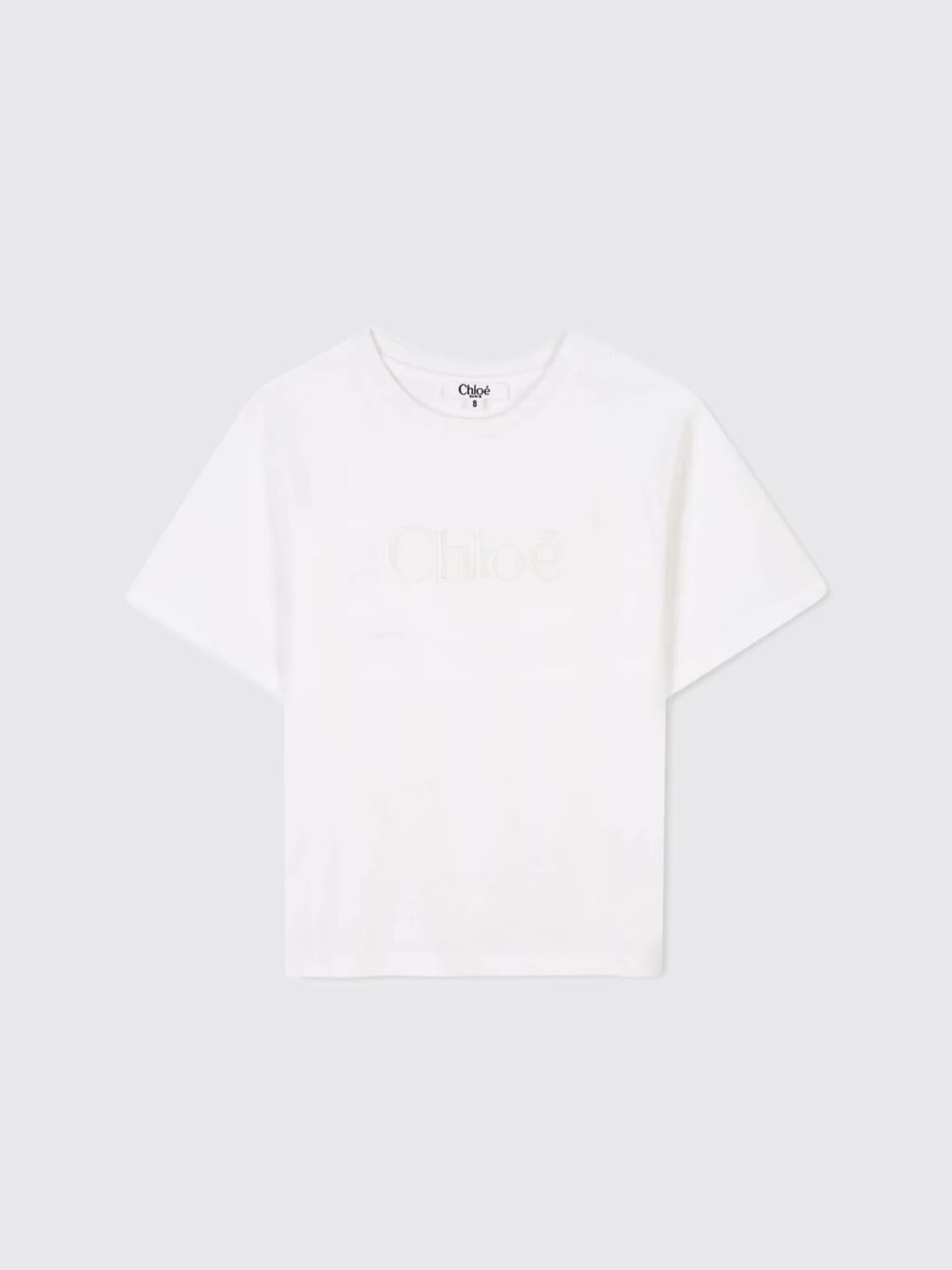 CHLOÉ T-SHIRT: T-shirt kinder ChloÉ, Weiß - Img 1