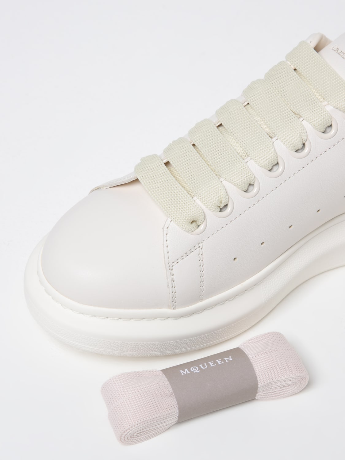 MCQUEEN ZAPATILLAS: Zapatillas mujer McQueen, Blanco - Img 4