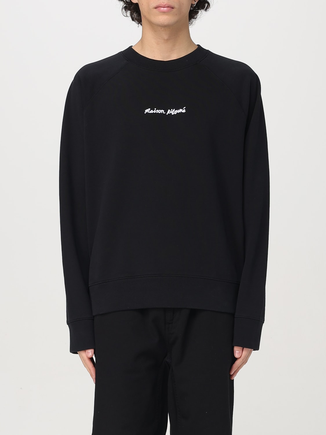 MAISON KITSUNÉ SWEATSHIRT: Sweatshirt men Maison KitsunÉ, Black - Img 1