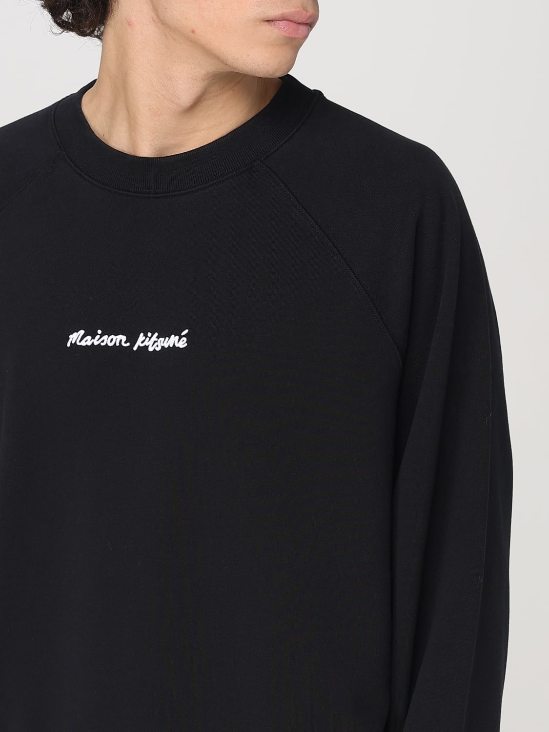 MAISON KITSUNÉ SWEATSHIRT: Sweatshirt men Maison KitsunÉ, Black - Img 3