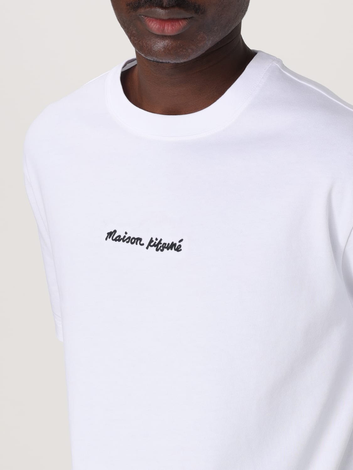 MAISON KITSUNÉ: T-shirt men - White | Maison Kitsuné t-shirt