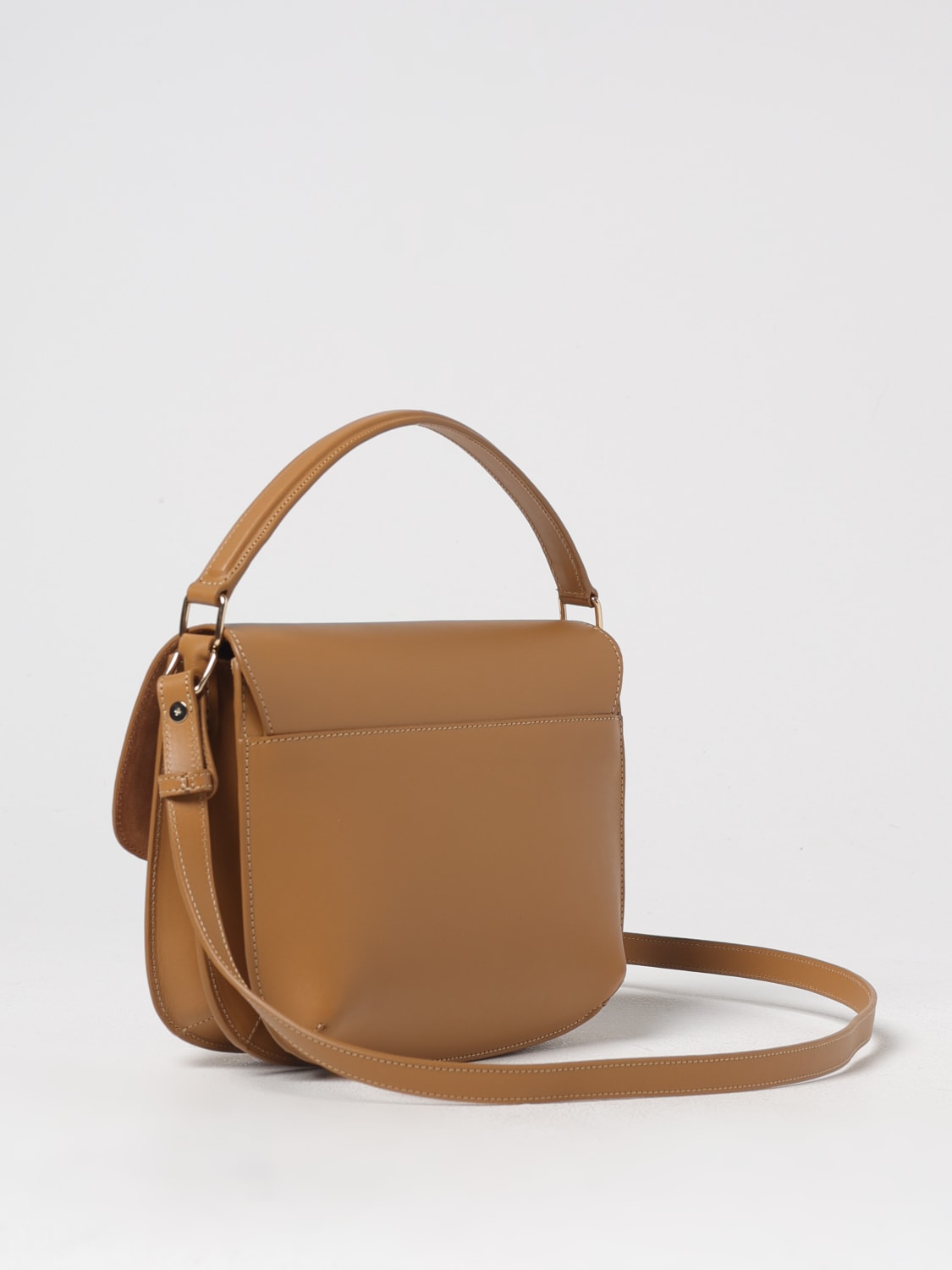 A.P.C. BORSA A MANO: Borsa Sarah A.P.C. in pelle , Marrone - Img 2