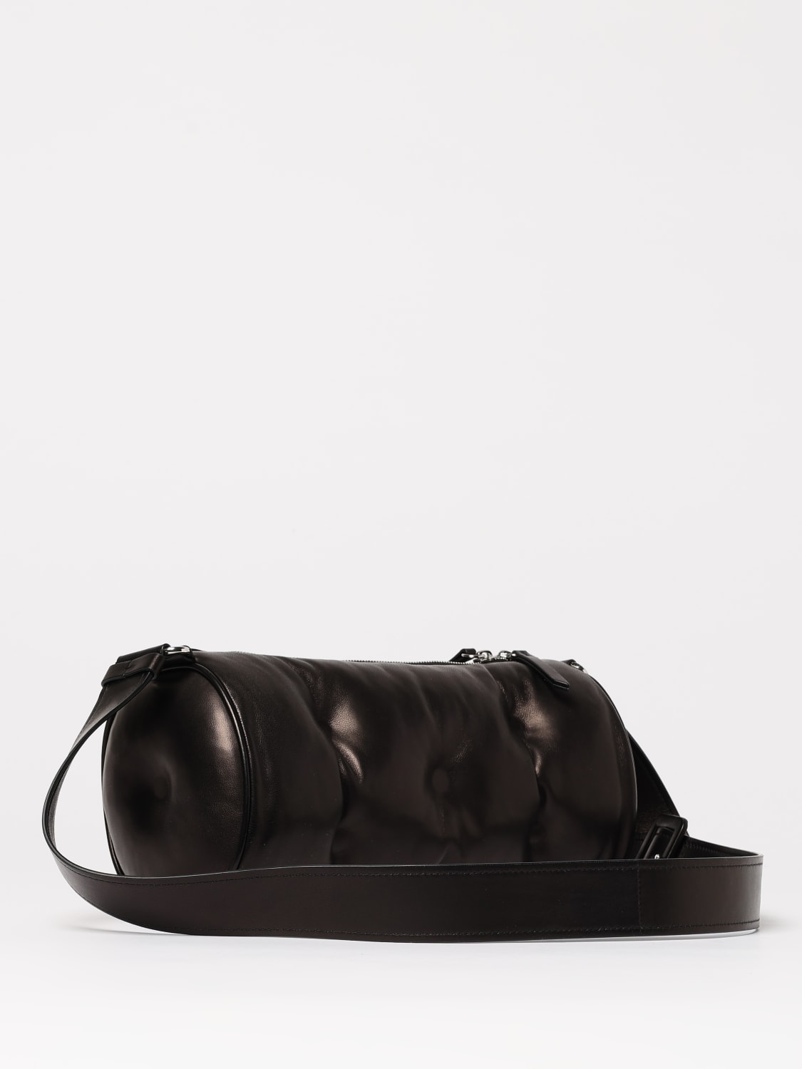 MAISON MARGIELA CROSSBODY BAG: Maison Margiela Glam Slam Pillow quilted Nappa leather bag, Black - Img 3