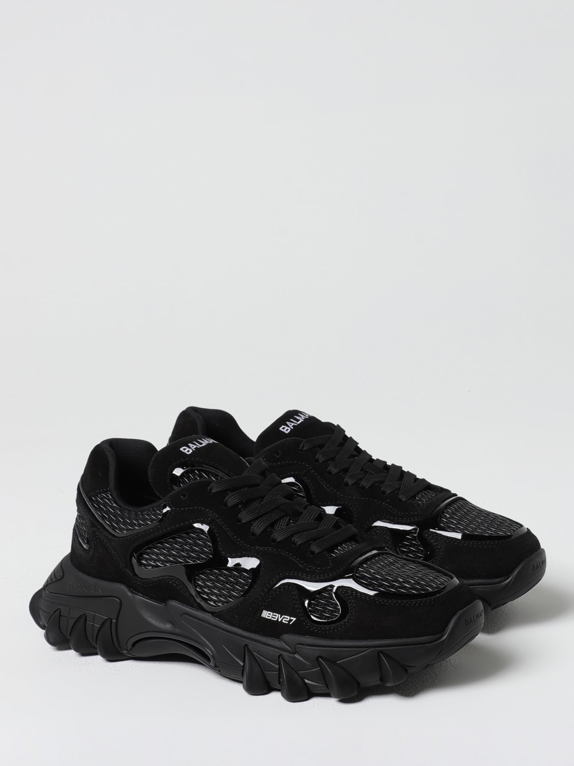 BALMAIN: Sneakers men - Black | Balmain sneakers
