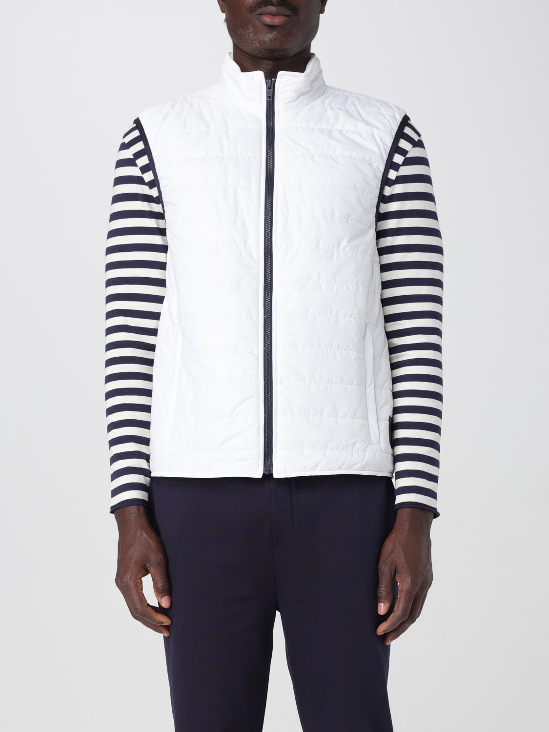 FAY SUIT VEST: Fay quilted nylon vest, Multicolor - Img 1