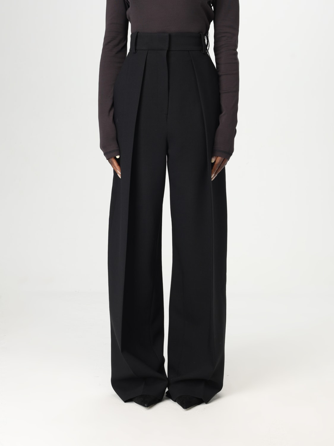 KHAITE PANTS: Pants woman Khaite, Black - Img 1