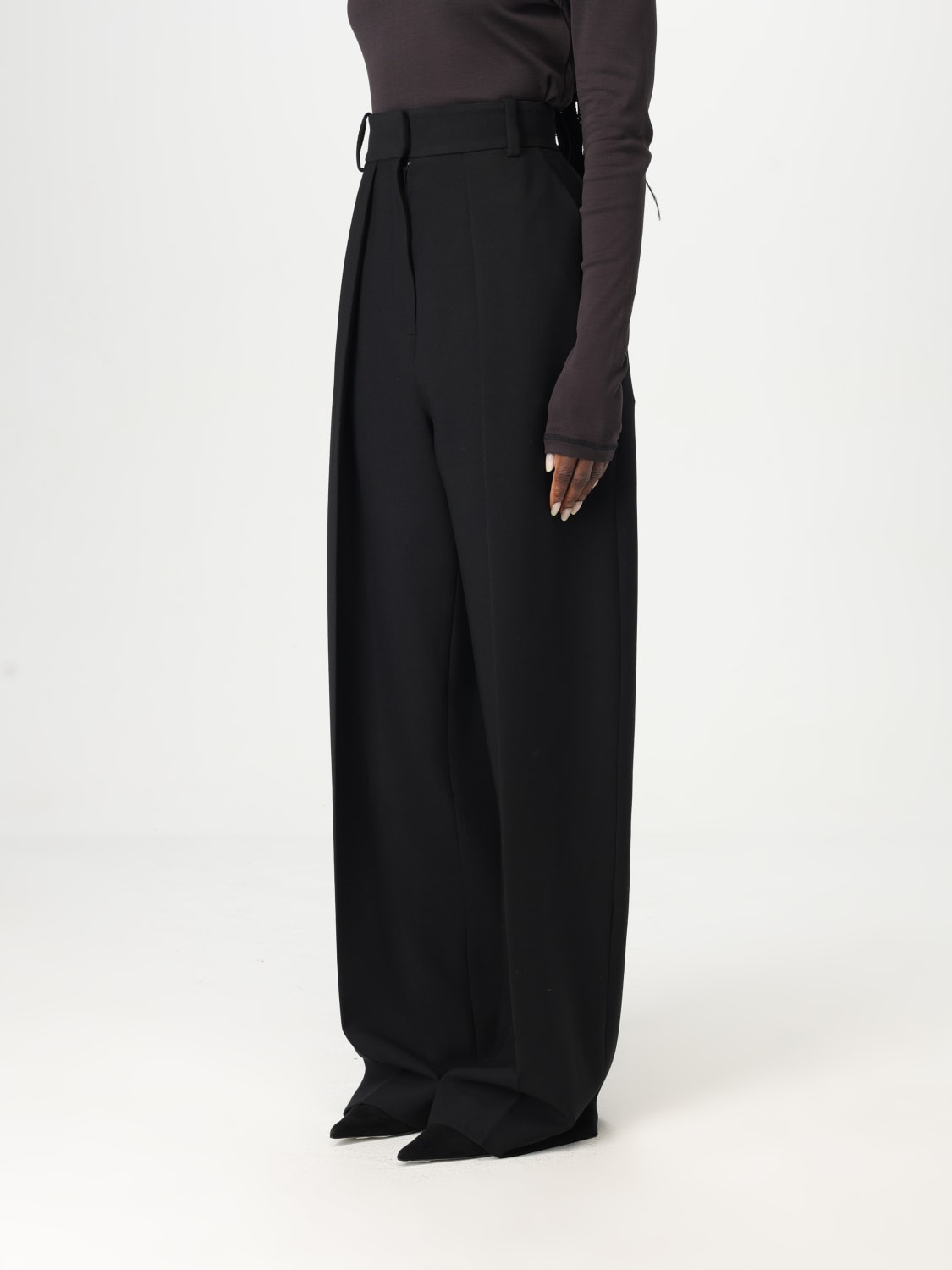 KHAITE PANTS: Pants woman Khaite, Black - Img 4