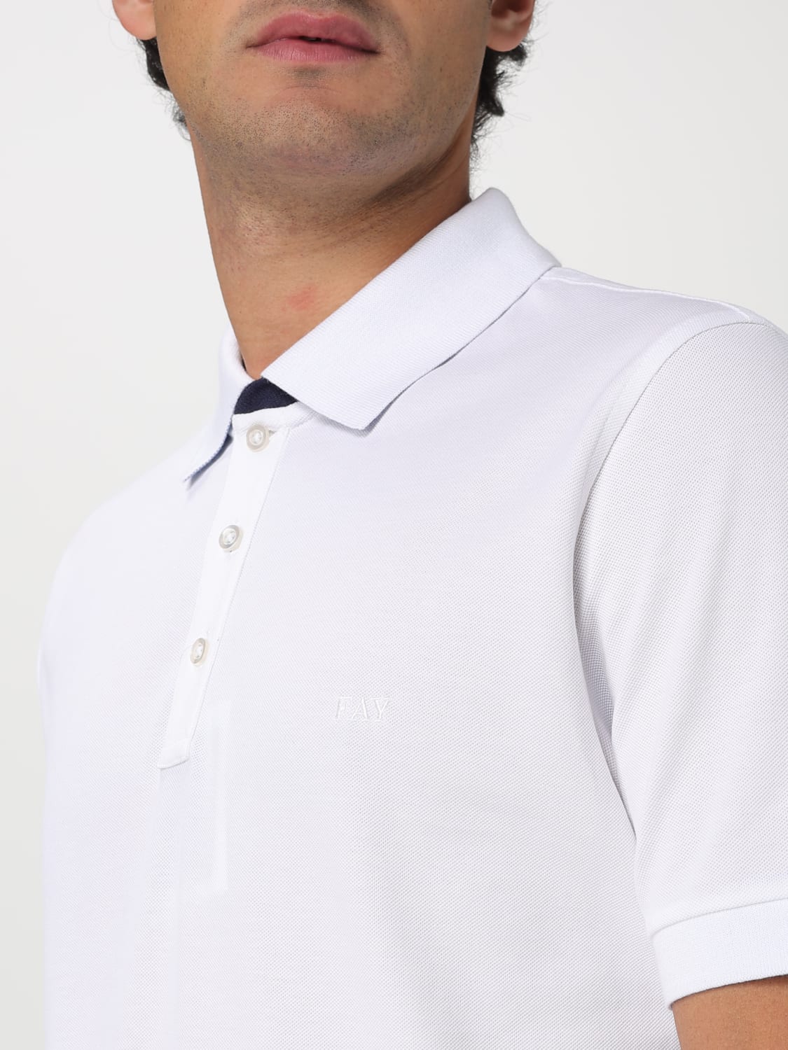 FAY POLO: Polo homme Fay, Blanc - Img 3
