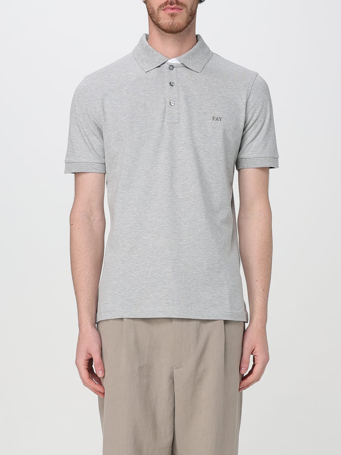 FAY POLO: Polo homme Fay, Marron - Img 1