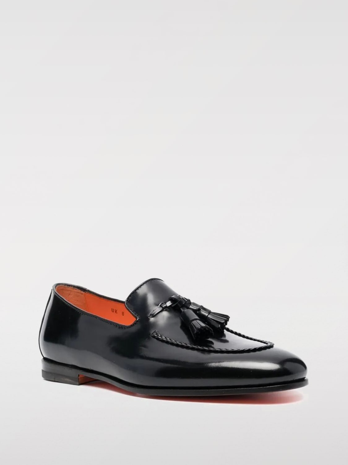 SANTONI LOAFERS: Shoes men Santoni, Blue - Img 2