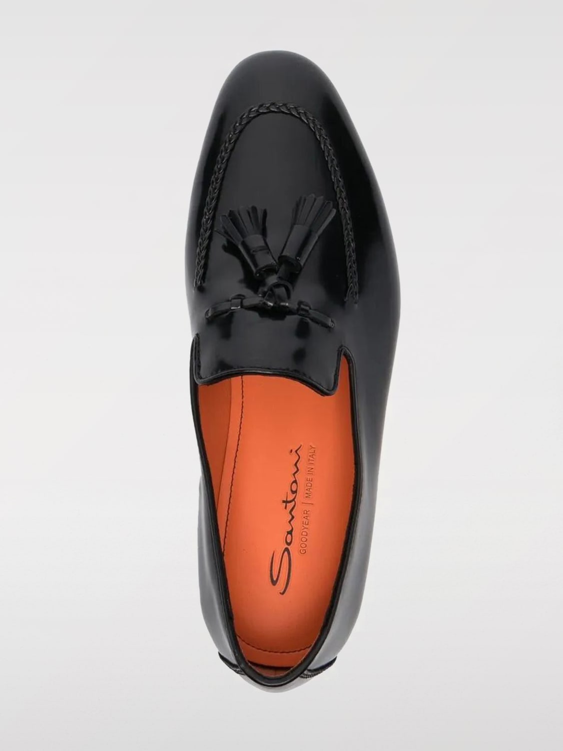 SANTONI LOAFERS: Shoes men Santoni, Blue - Img 4