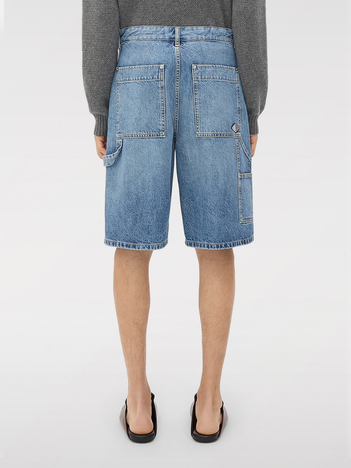 BOTTEGA VENETA PANTALONCINO: Pantaloncino Bottega Veneta in denim , Blue - Img 2