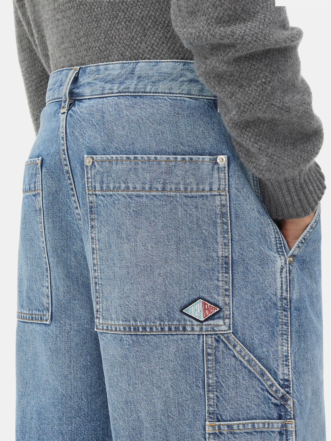 BOTTEGA VENETA PANTALONCINO: Pantaloncino Bottega Veneta in denim , Blue - Img 4