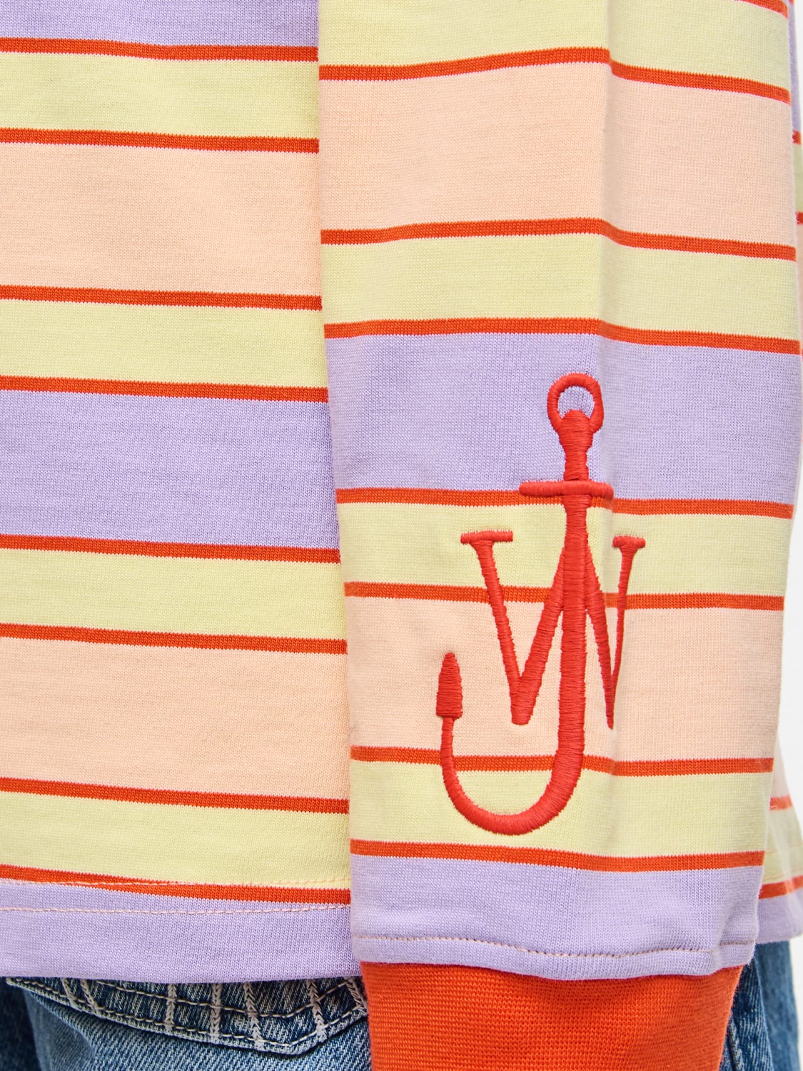 JW ANDERSON POLO: Polo JW Anderson in cotone a righe , Fantasia - Img 4