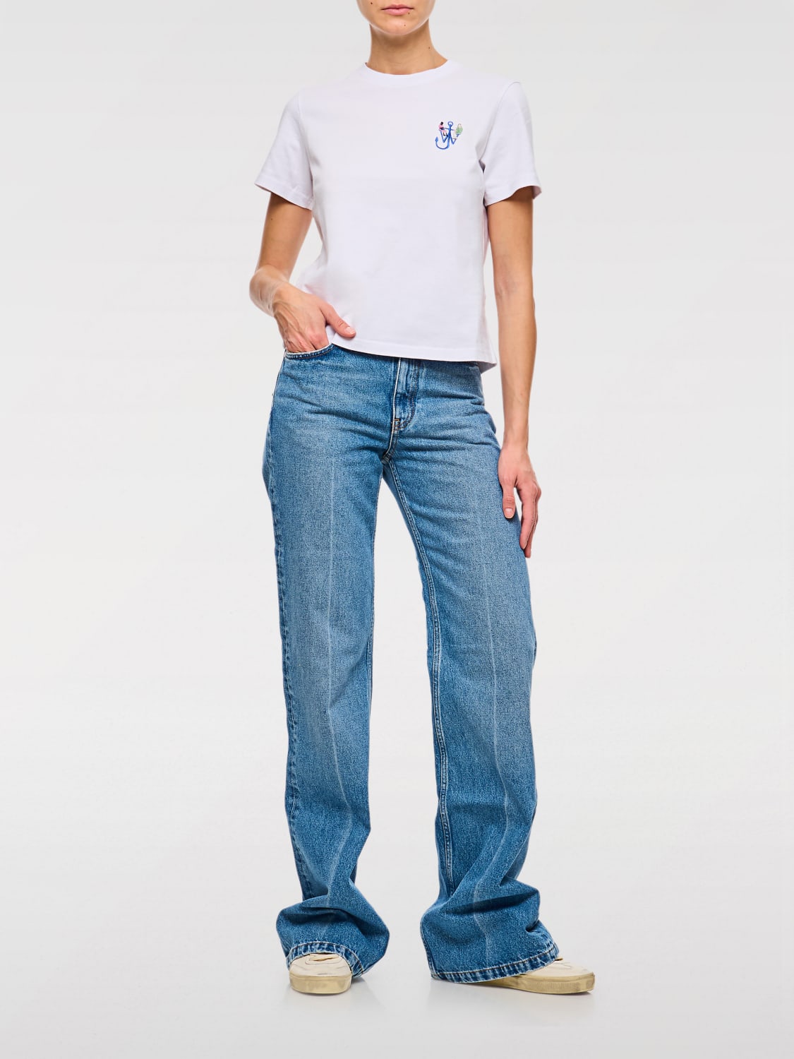 Tシャツ・カットソー JW ANDERSON Woman T-Shirt White JT0269PG1510 001 JW ANDERSON: T-shirt woman - White | Jw Anderson t-shirt