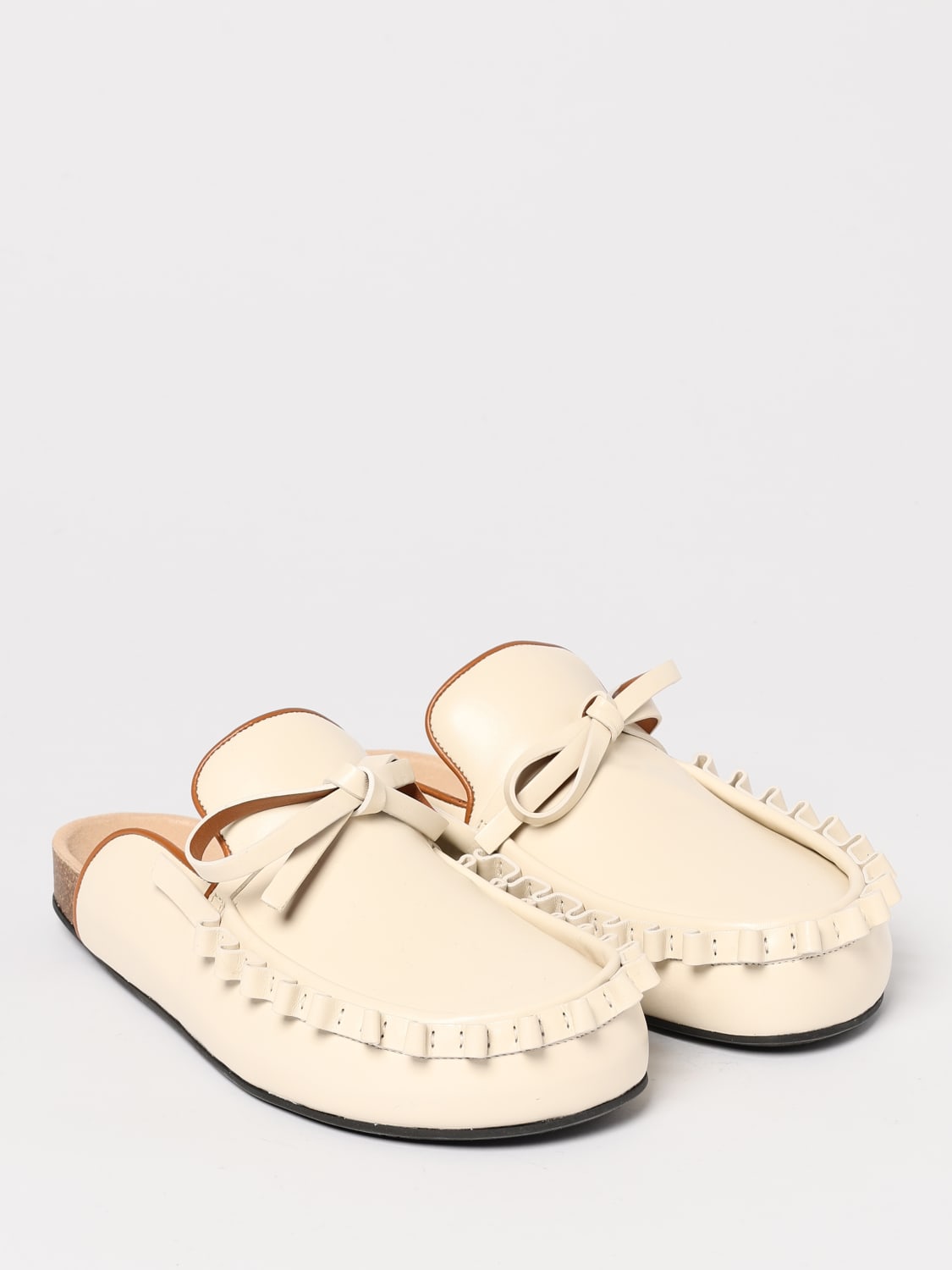 JW ANDERSON: Loafers woman - White | Jw Anderson flat shoes