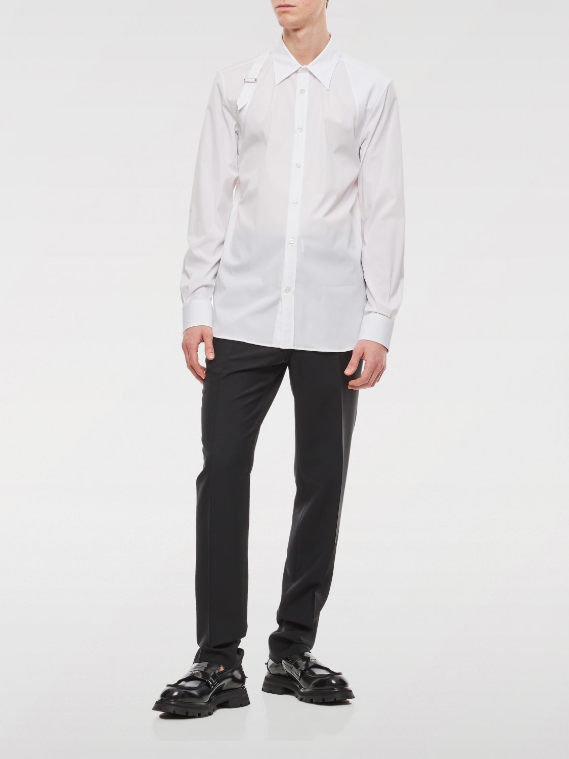 MCQUEEN HEMD: Pullover herren McQueen, Weiß - Img 2