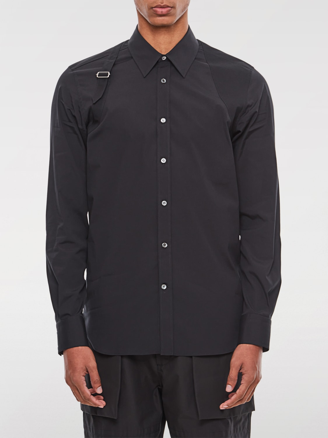 MCQUEEN SHIRT: Sweater men McQueen, Black - Img 1