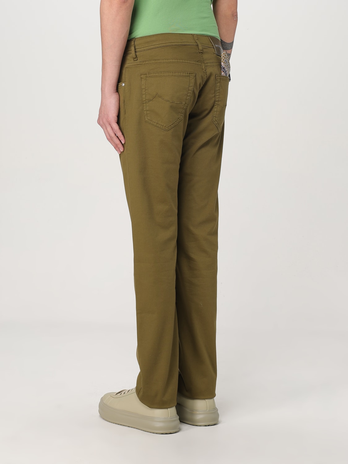 JACOB COHEN PANTS: Jacob Cohen stretch denim pants, Green - Img 2
