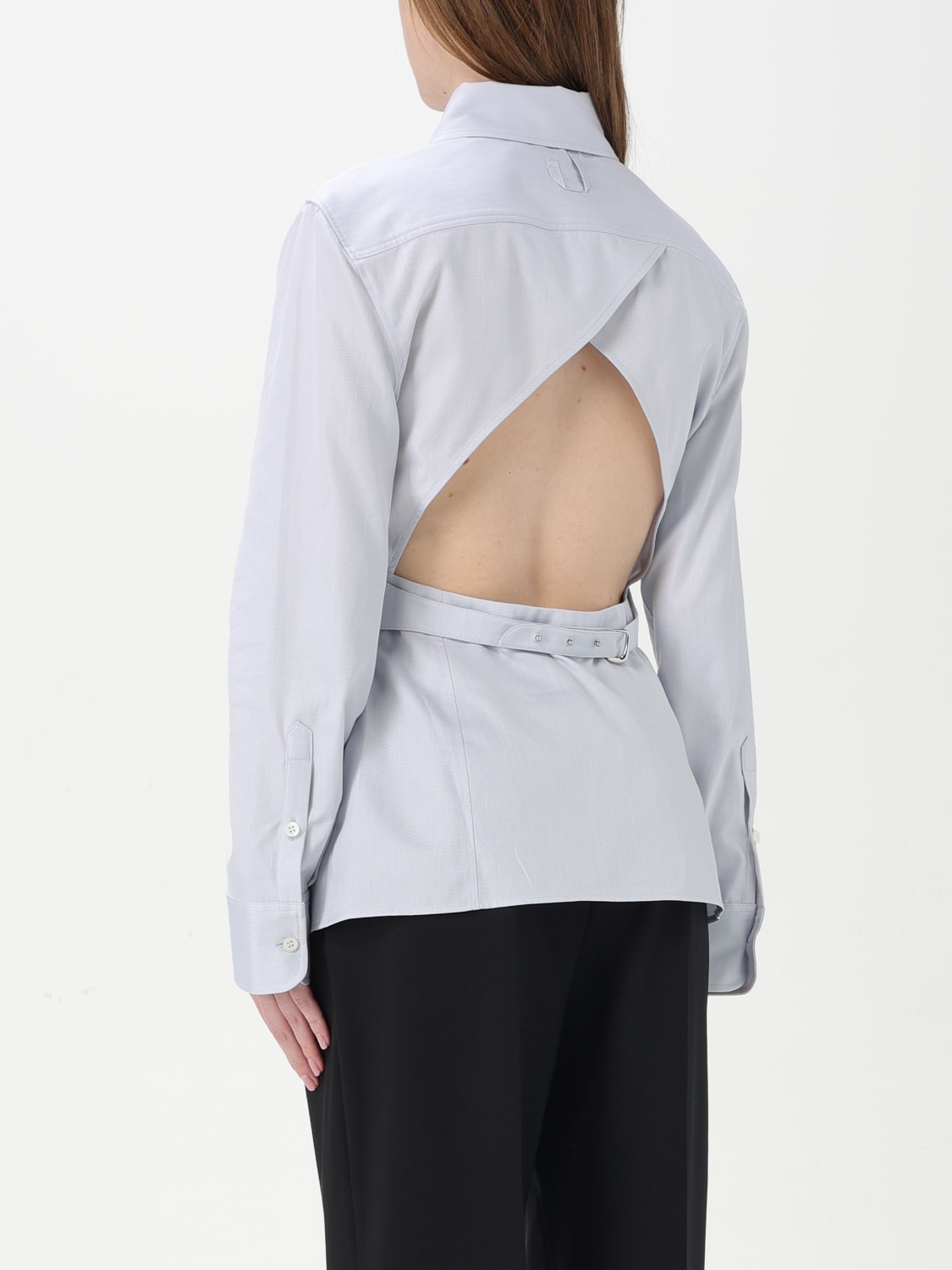 JACQUEMUS HEMDBLUSE: Hemdbluse damen Jacquemus, Grau - Img 3