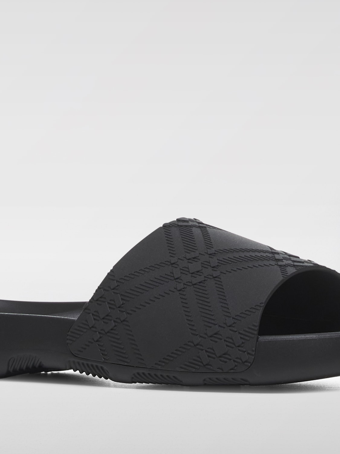 サンダル BURBERRY Men Sandals Black 8104718 BURBERRY: Sandals men - Black | Burberry sandals 8104718