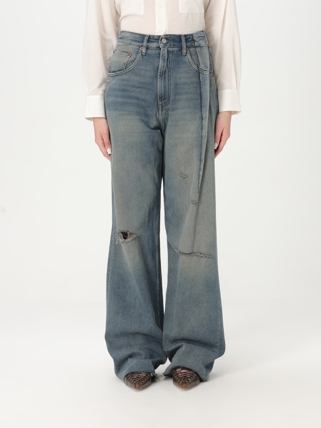MM6 MAISON MARGIELA: Jeans woman - Blue | Mm6 Maison