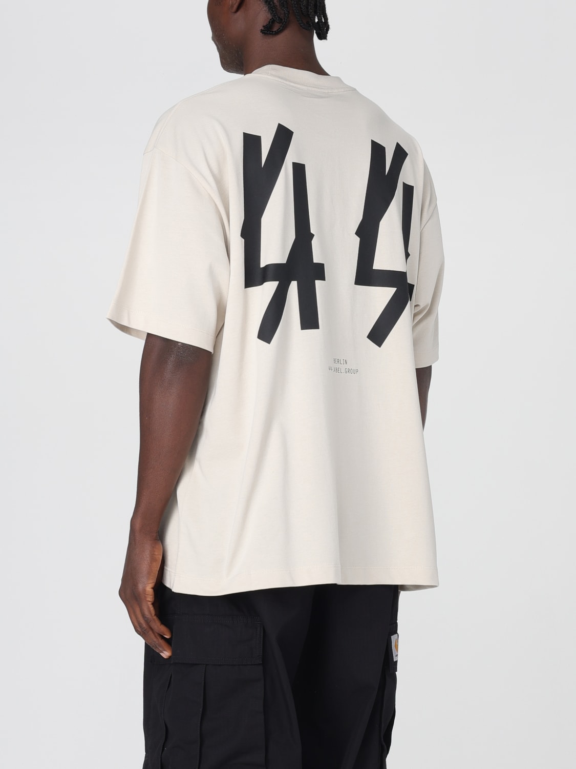 44 LABEL GROUP T-SHIRT: T-shirt men 44 Label Group, White - Img 2