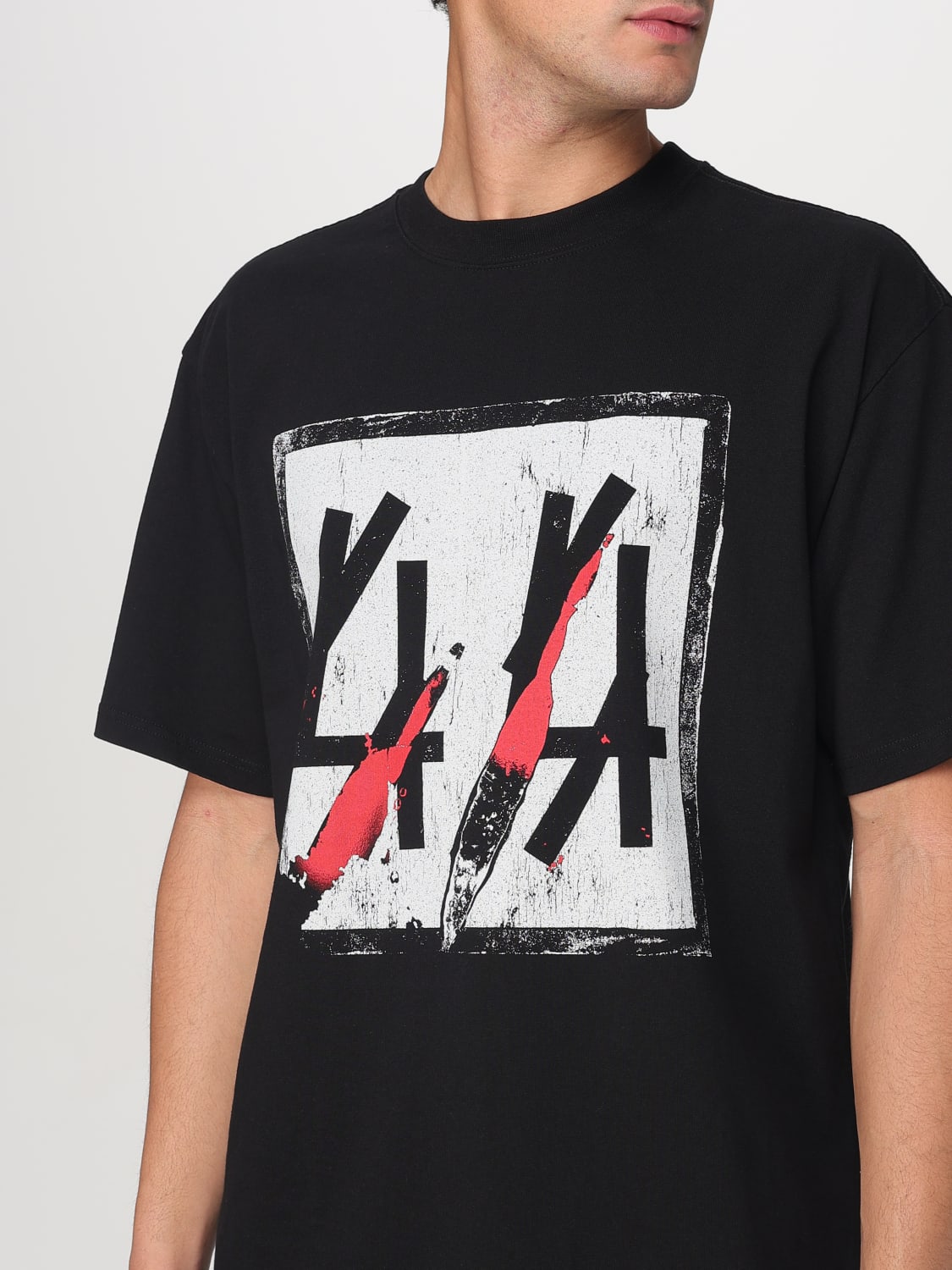 Tシャツ・カットソー 44 LABEL GROUP Men T-shirt Black B0030556FA582 P590 44 LABEL GROUP: T-shirt men - Black 3 | 44 Label Group t