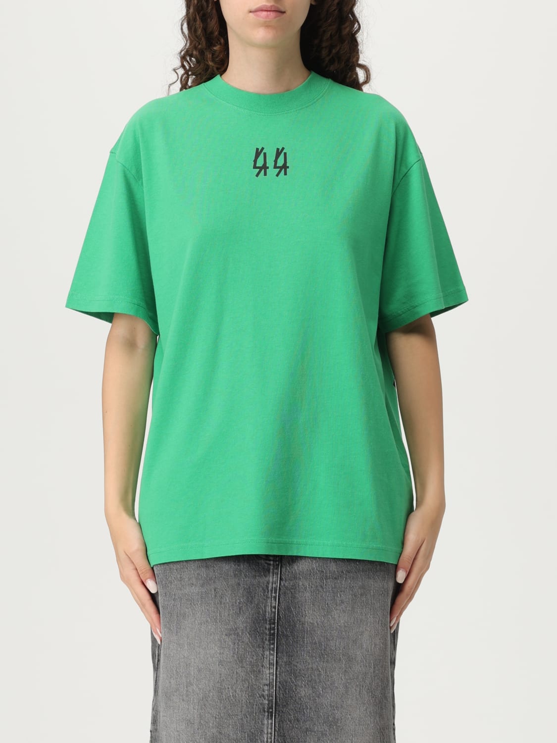 Tシャツ・カットソー 44 LABEL GROUP Woman T-Shirt Green B0030590FA582 P644 44 LABEL GROUP:Tシャツ レディース - グリーン | GIGLIO.COM
